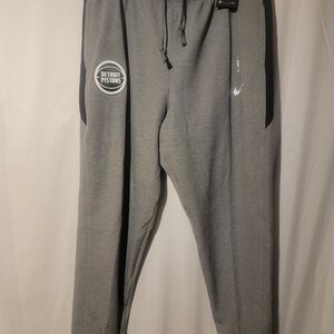 Nike Detroit Pistons Dri-Fit Athletic Pants Mens SZ 4XL-Tall 932966-032